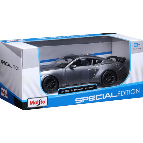 Фото - Колекційна машинка 1:24 Maisto 2024 Ford Mustang Darkhorse (32925 met.grey)